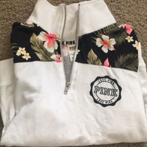 Victoria’s Secret PINK half zip pullover size S